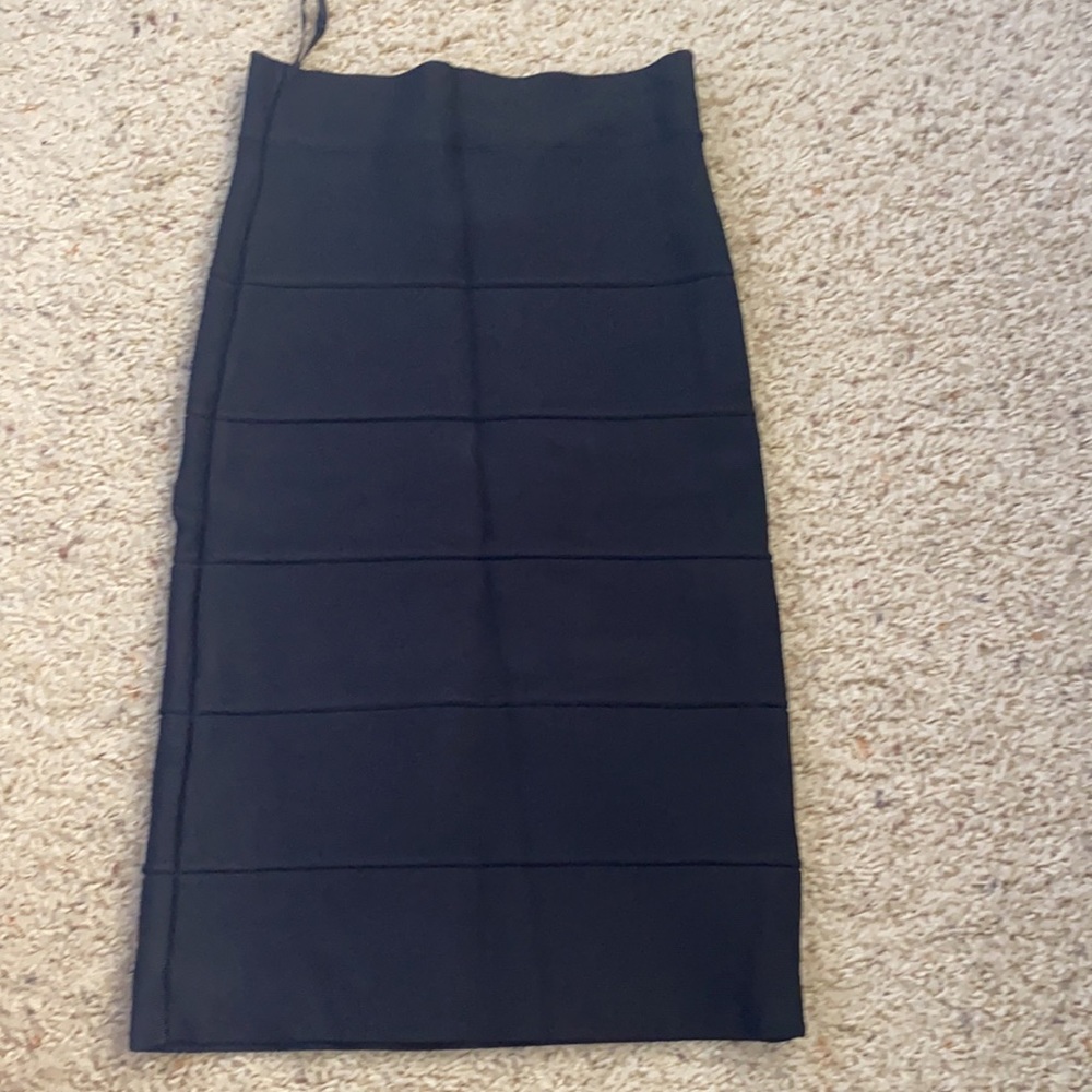 BCBG Maxazria black pencil skirt xxs - Picture 6 of 7